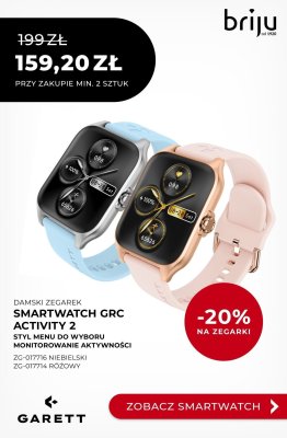 Smartwatch damski GRC Activity 2 różowy promocja w Briju