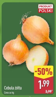Cebula żółta promocja w Aldi