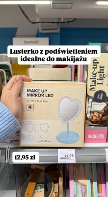 Lusterko do makijażu z LED Make Up Mirror LED promocja w Action