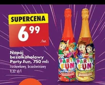 Napój brzoskwiniowy Party fun promocja