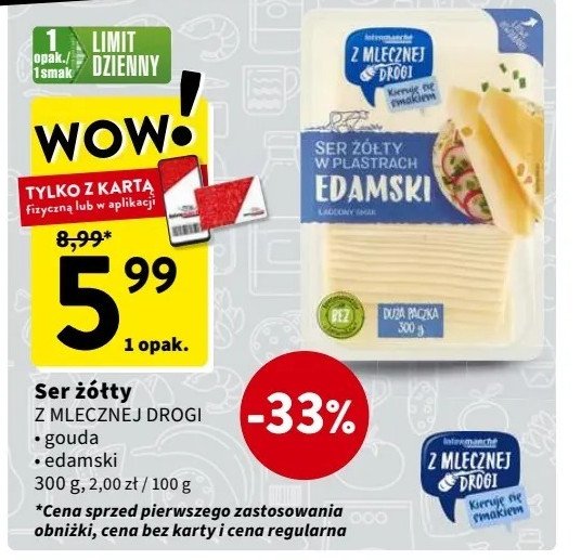 Ser gouda Z mlecznej drogi promocja