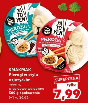 Pierogi w stylu azjatyckim mięsne, wieprzowo-warzywne promocja w Kaufland