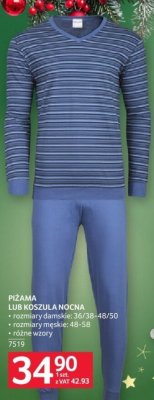 Piżama lub koszula nocna promocja w Selgros