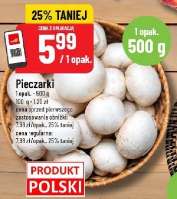 Pieczarki promocja w POLOmarket