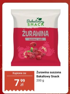 Żurawina suszona  promocja w Dino