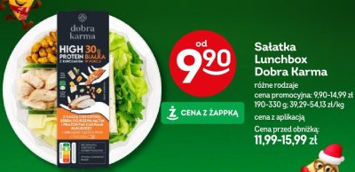 Sałatka Lunchbox Dobra Karma różne rodzaje promocja w Żabka