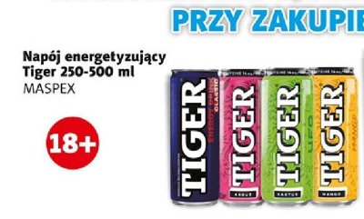 Napój energetyzujący Tiger promocja w Prim Market