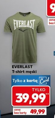 T-shirt meski Everlast promocja w Kaufland
