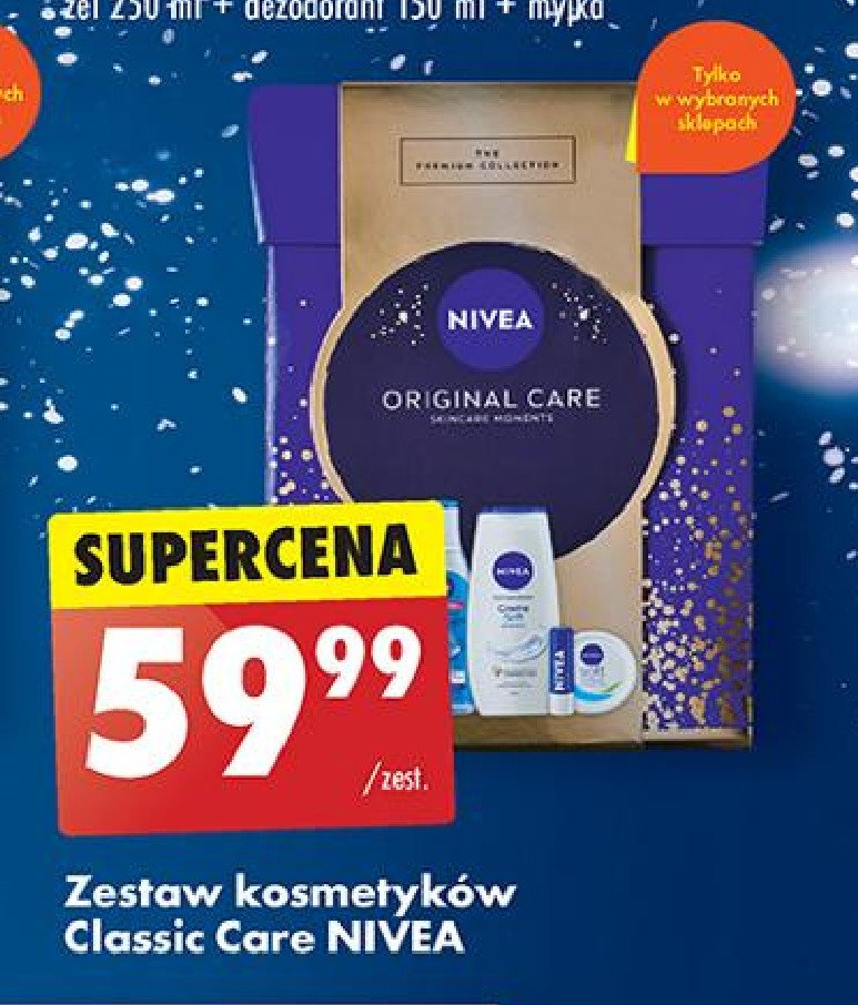 Zestaw w pudełku original care Nivea zestaw promocja