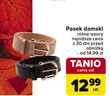 Pasek damski promocja