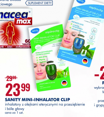 Inhalator fresh Sanity promocja