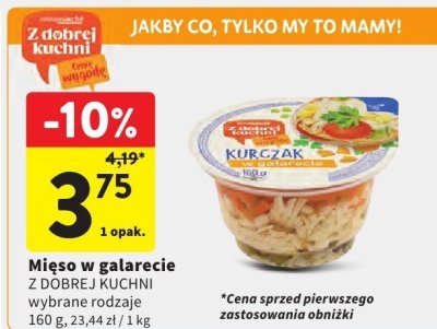 Mięso w galarecie Z DOBREJ KUCHNI wybrane rodzaje promocja w Intermarche