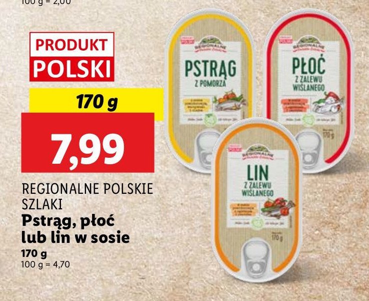 Lin z zalewu wiślanego REGIONALNE SZLAKI promocja w Lidl