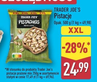 Pistacje 500 g promocja w Aldi