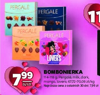 Czekoladki dark classic niebieskie Pergale promocja