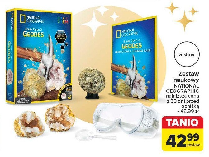 Zestaw naukowy national geographic promocja w Carrefour