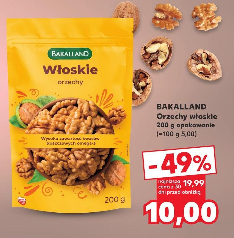 Orzechy włoskie Bakalland promocja