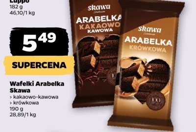 Wafelki Arabelka kakaowo-kawowa promocja w Netto