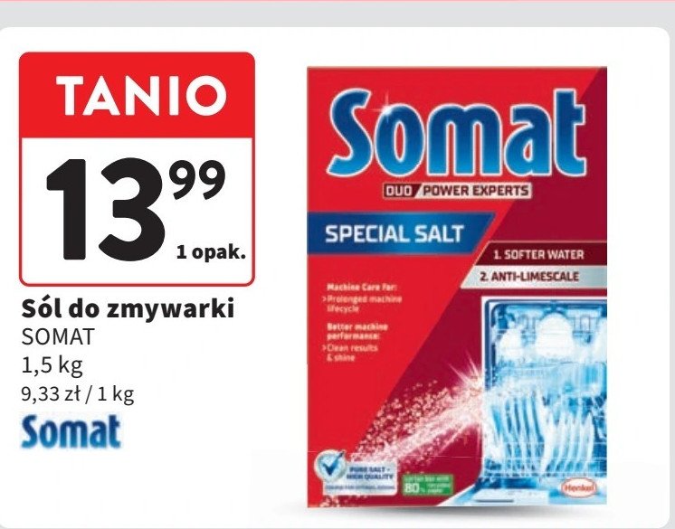 Sól do zmywarek Somat special salt promocja