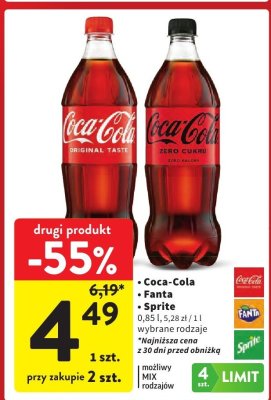 Napój promocja w Intermarche