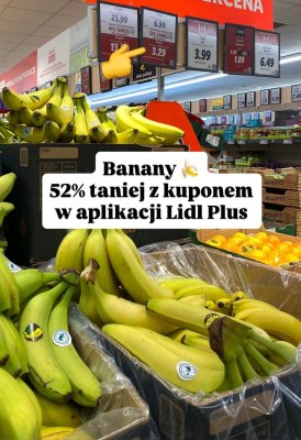 Banany promocja w Lidl