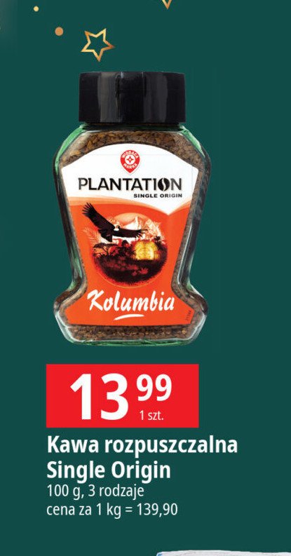 Kawa kolumbia Wiodąca marka plantation promocja w Leclerc