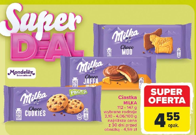 Ciastka z galaretką pomarańczową Milka choco jaffa promocja