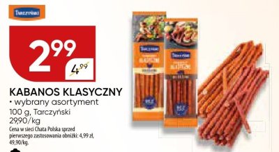 Kabanos klasyczny Tarczyński promocja