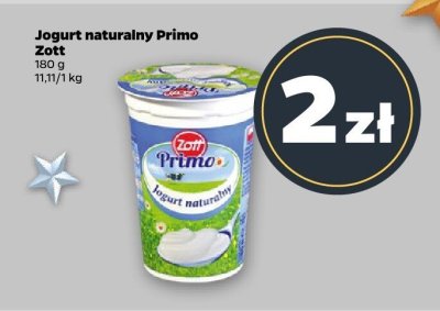 Jogurt naturalny Primo  promocja w Netto