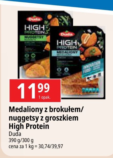 Medaliony z kurczaka z brokułem Silesia duda high protein promocja