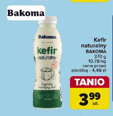 Kefir naturalny BAKOMA KEFIR promocja
