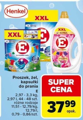 Proszek do prania E różne rodzaje Henkel promocja w Carrefour Market