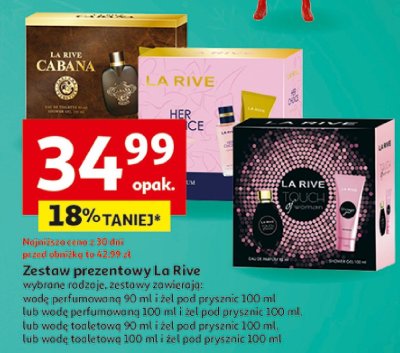 Zestaw prezentowy La Rive wybrane rodzaje promocja w Auchan