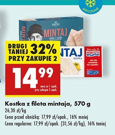 Filet z mintaja Family fish promocja