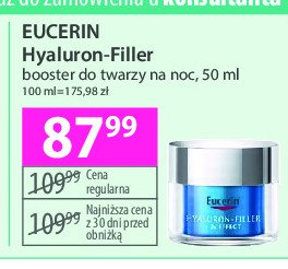 Krem do twarzy na noc Eucerin hyaluron filler +3x effect promocja