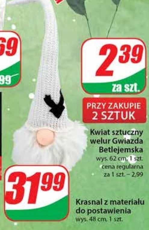 Krasnal 48 cm promocja