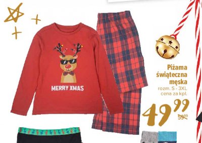 Piżama męska świąteczna s-3xl promocja
