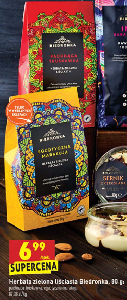 Herbata pachn膮ca truskawka Biedronka promocja