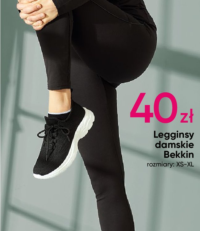 Legginsy damskie sportowe xs-xl Bekkin promocja w Pepco