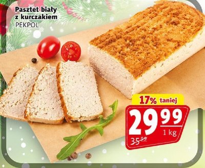Pasztet biały z kurczakiem Pekpol promocja w Prim Market