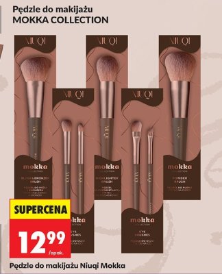 Pędzle do makijażu Niuqi Mokka Collection promocja w Biedronka