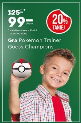 Gra Pokemon Trainer Guess Champions promocja w Biedronka