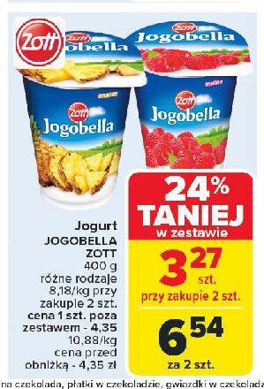 Jogurt malina Zott jogobella promocja