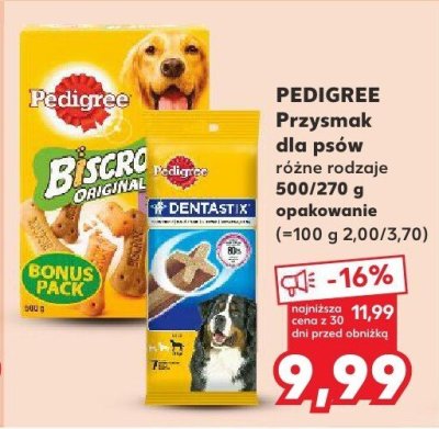 Przysmak dla psów różne rodzaje promocja w Kaufland