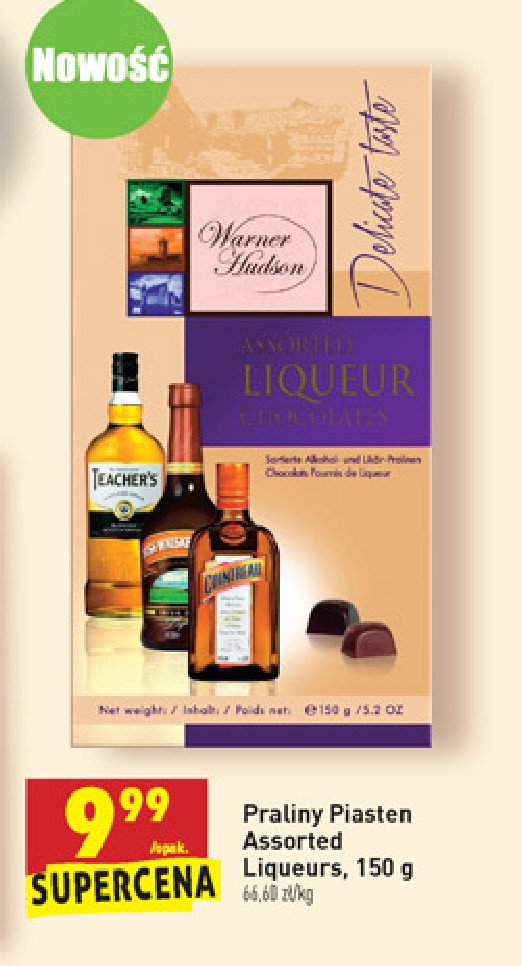 Praliny assorted liqueurs PIASTEN promocja