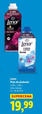 Płyn Lenor do płukania różne rodzaje promocja w Lidl