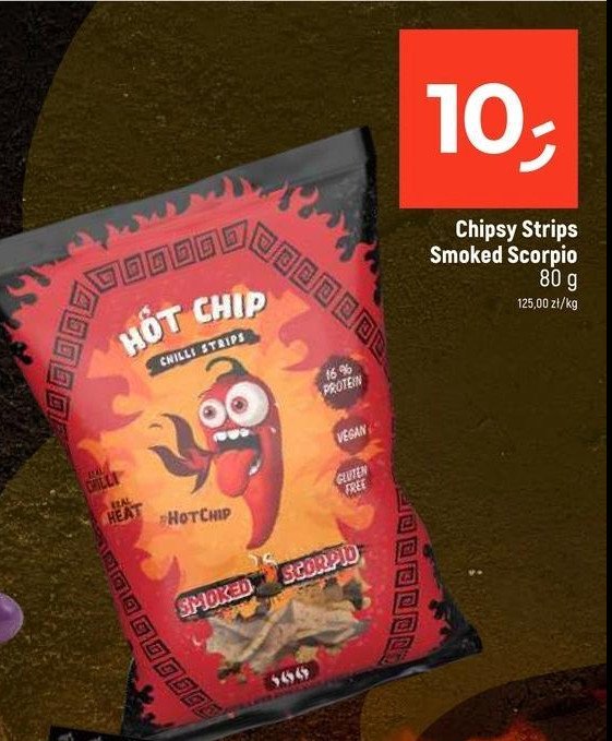 Chipsy smoked scorpio HOT CHIPS promocja w Dealz