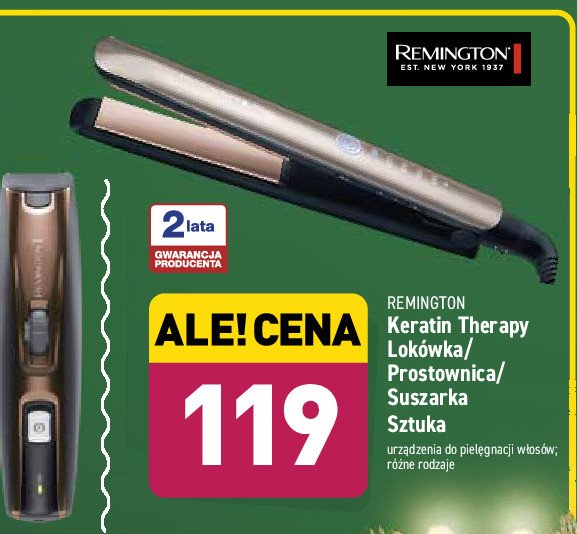 Prostownica do włosów keratin therapy s8595 Remington promocja