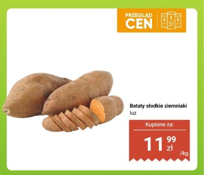 Bataty słodkie ziemniaki luz promocja w Biedronka