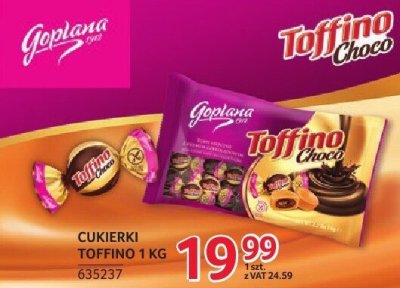 Cukierki Toffino 1 kg promocja w Selgros
